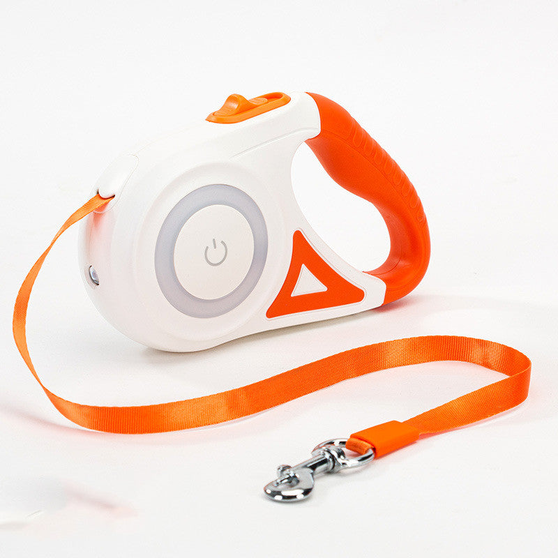 Dog Retractable Leash and Dog Collar Spotlight Automatic