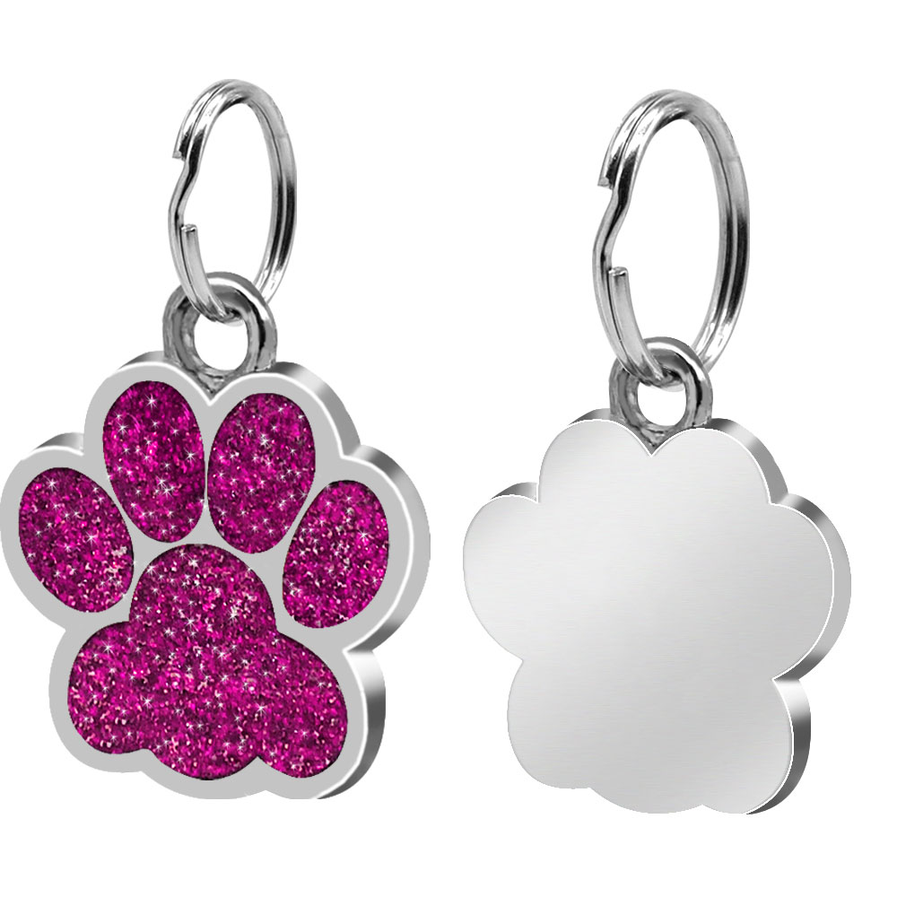 Footprint dog tag