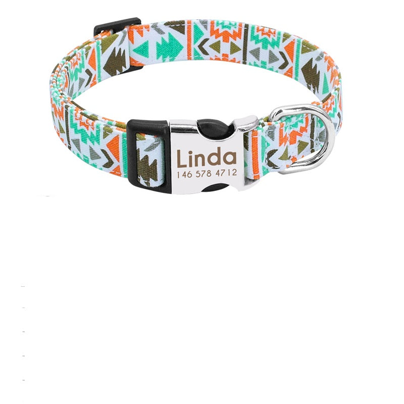 Dog Tag Custom Collar
