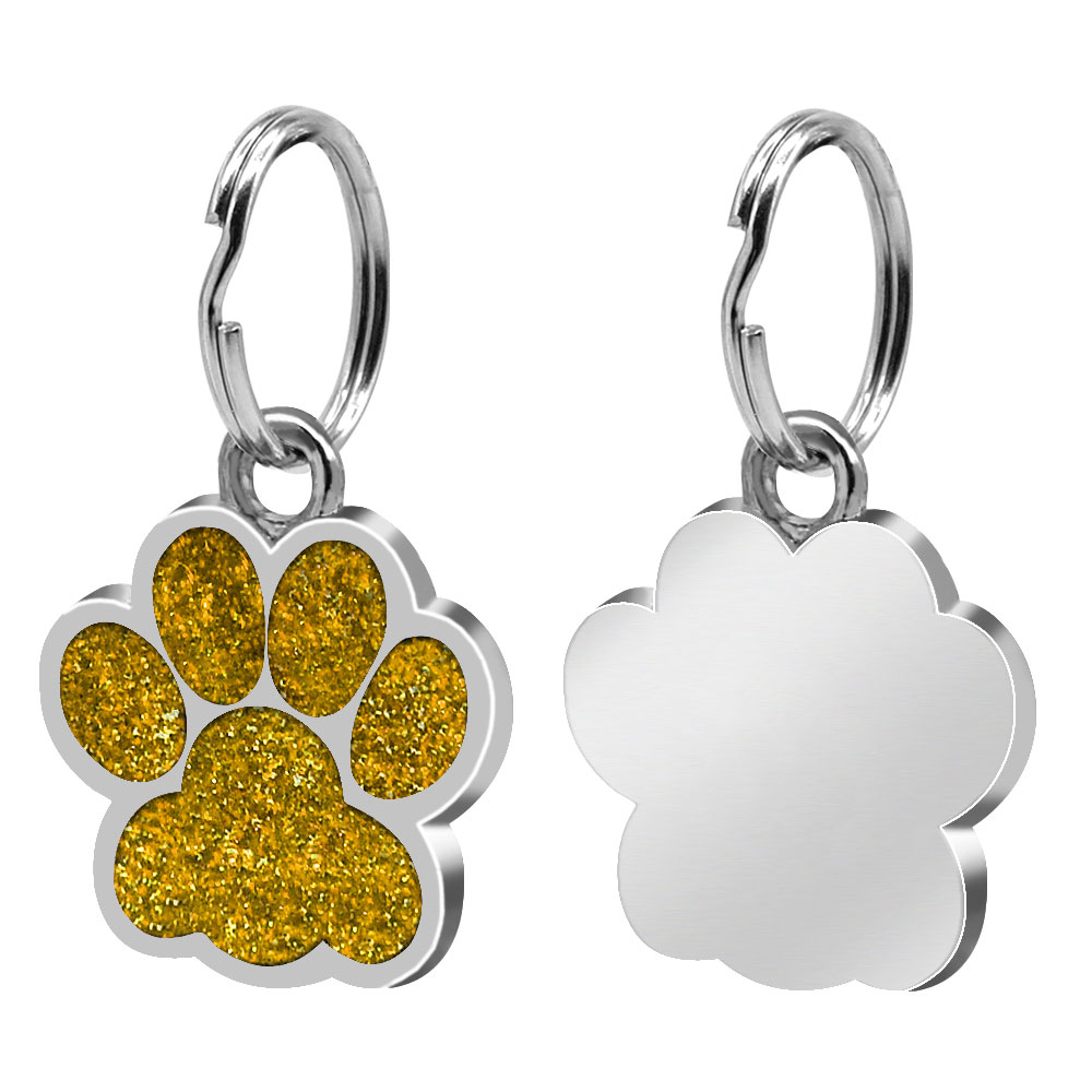 Footprint dog tag
