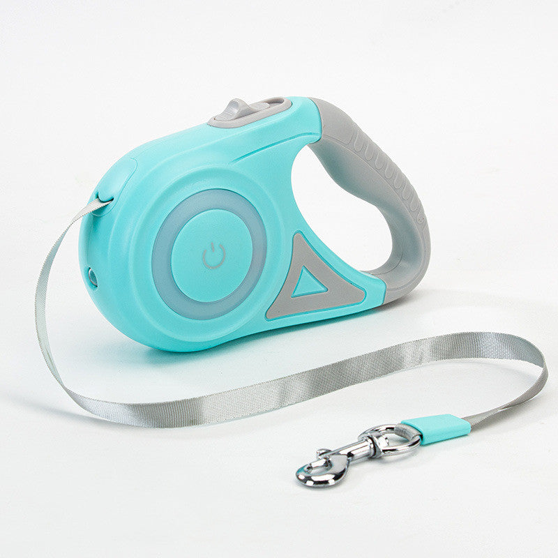 Dog Retractable Leash and Dog Collar Spotlight Automatic