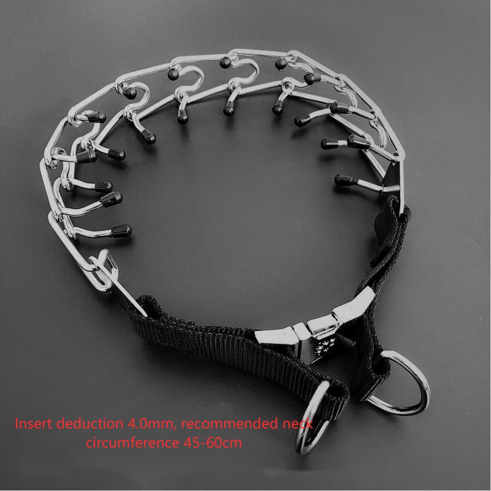 Chrome Plated Pinch Dog Collar