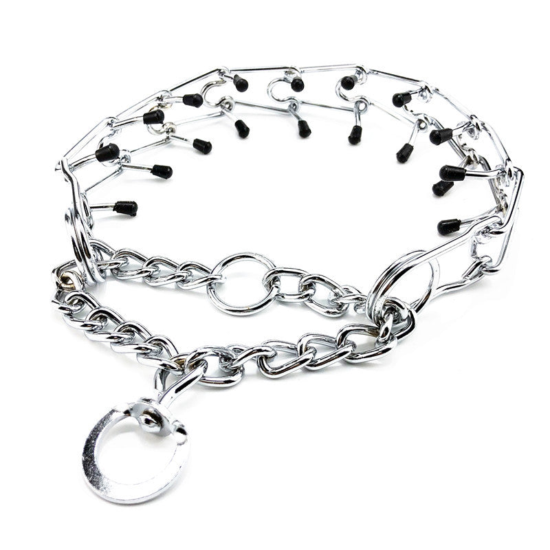 Chrome Plated Pinch Dog Collar
