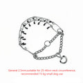 Chrome Plated Pinch Dog Collar