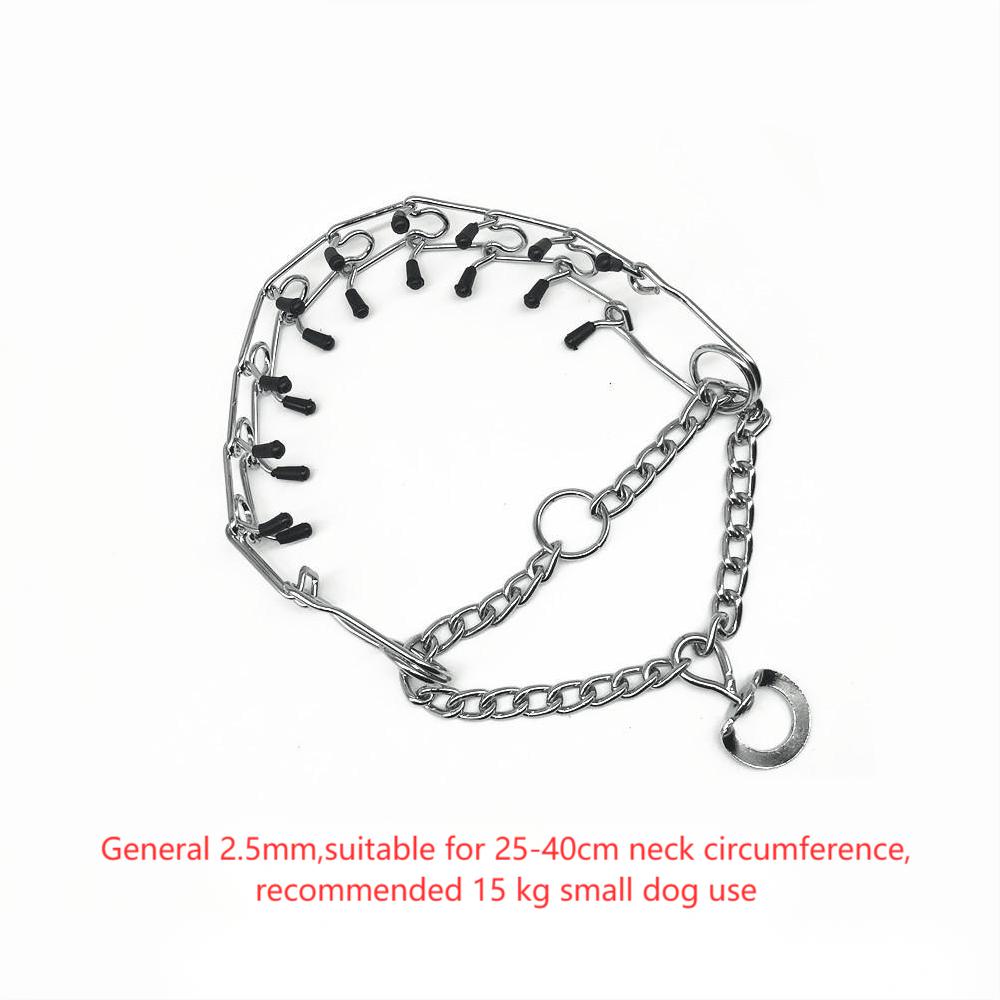 Chrome Plated Pinch Dog Collar