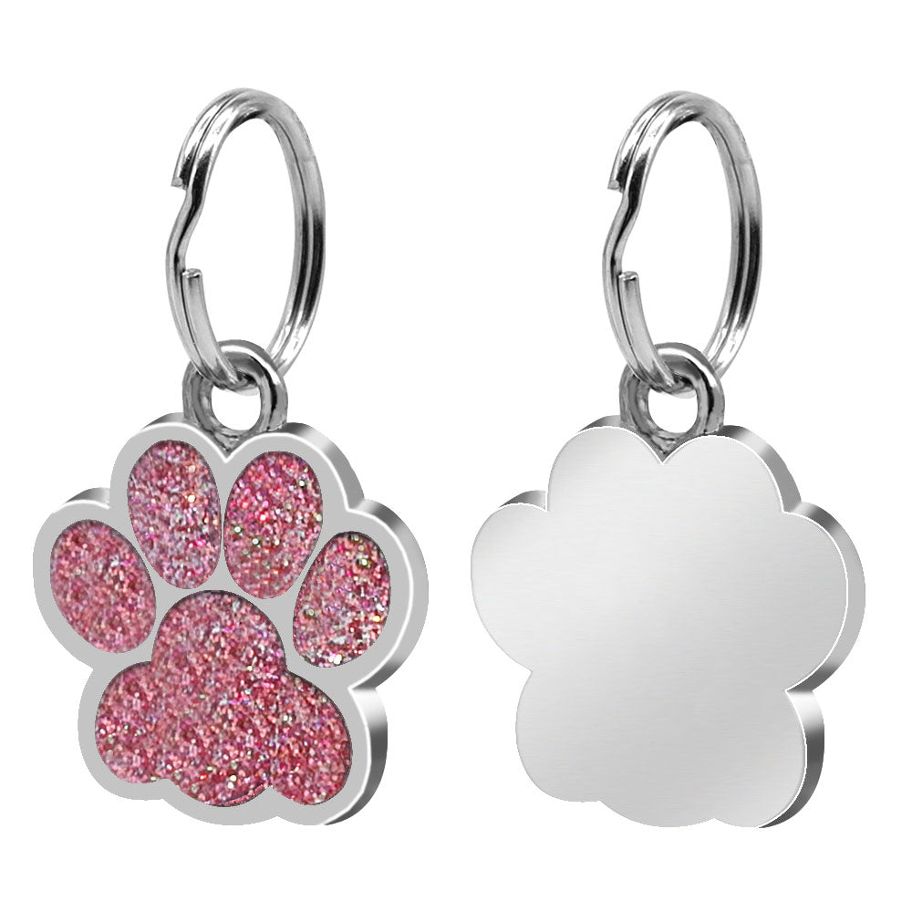 Footprint dog tag