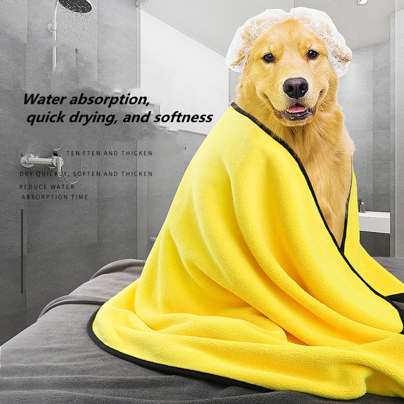 Dog TowelsSoft Fiber Towels Robe Super Absorbent