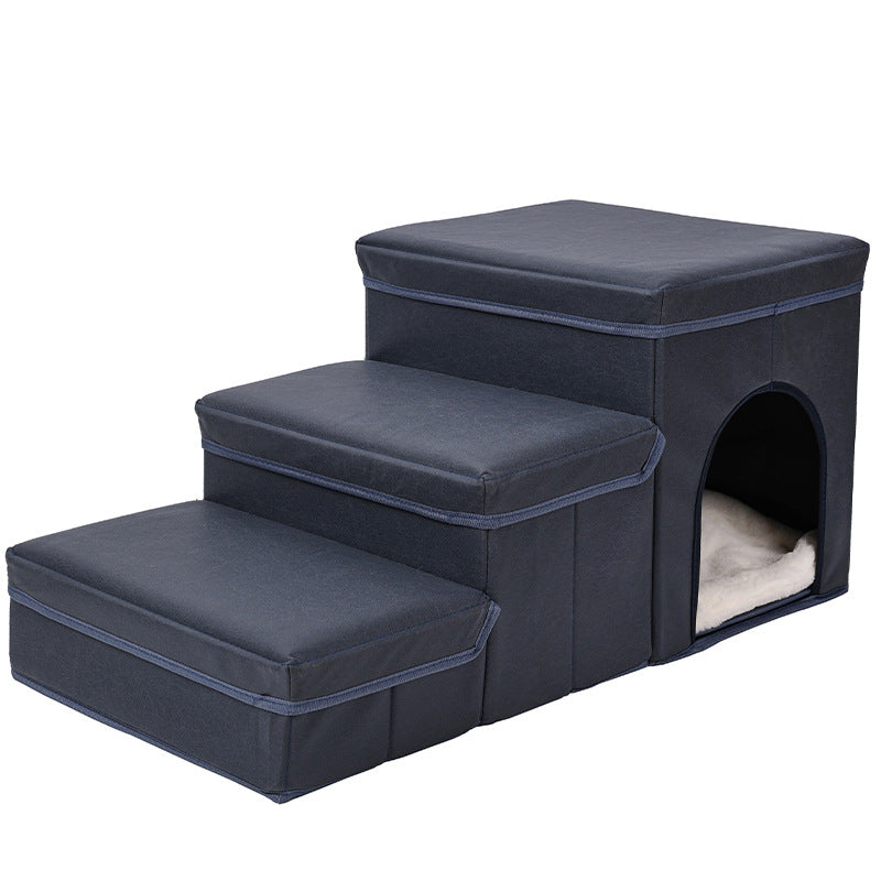 Cat Kennel Cage Multifunctional Dog Stairs Upper Bed Sofa