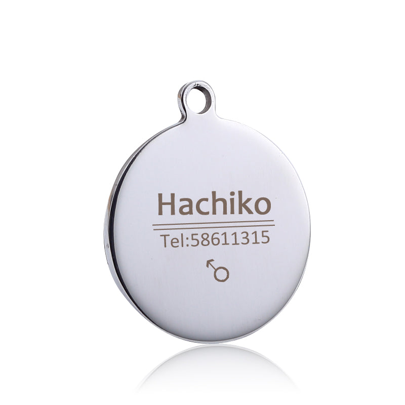 Small Pendant Anti-lost Titanium Steel Tag