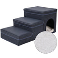 Cat Kennel Cage Multifunctional Dog Stairs Upper Bed Sofa
