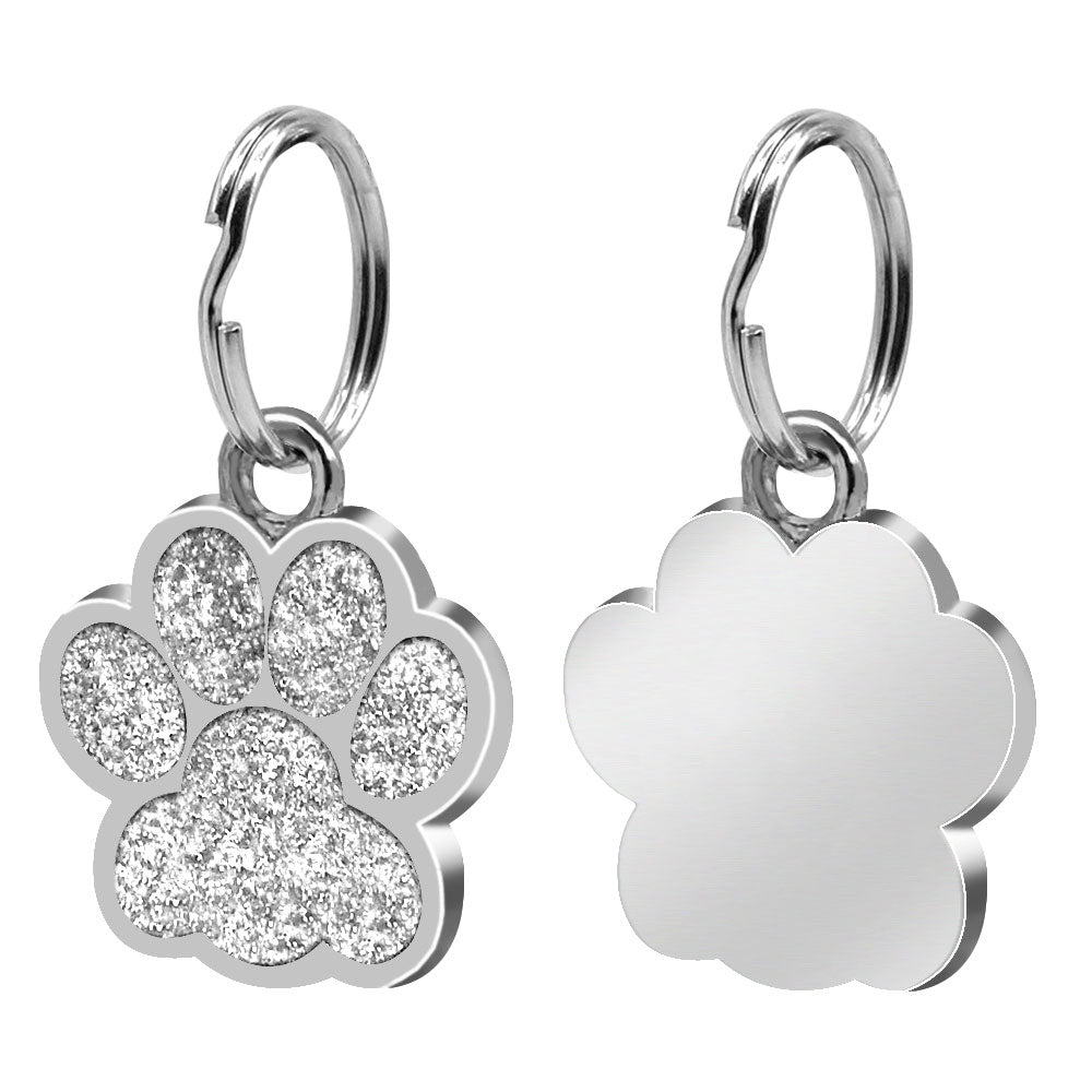 Footprint dog tag