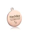 Print on Demand Pet Titanium Steel Tag Engrave