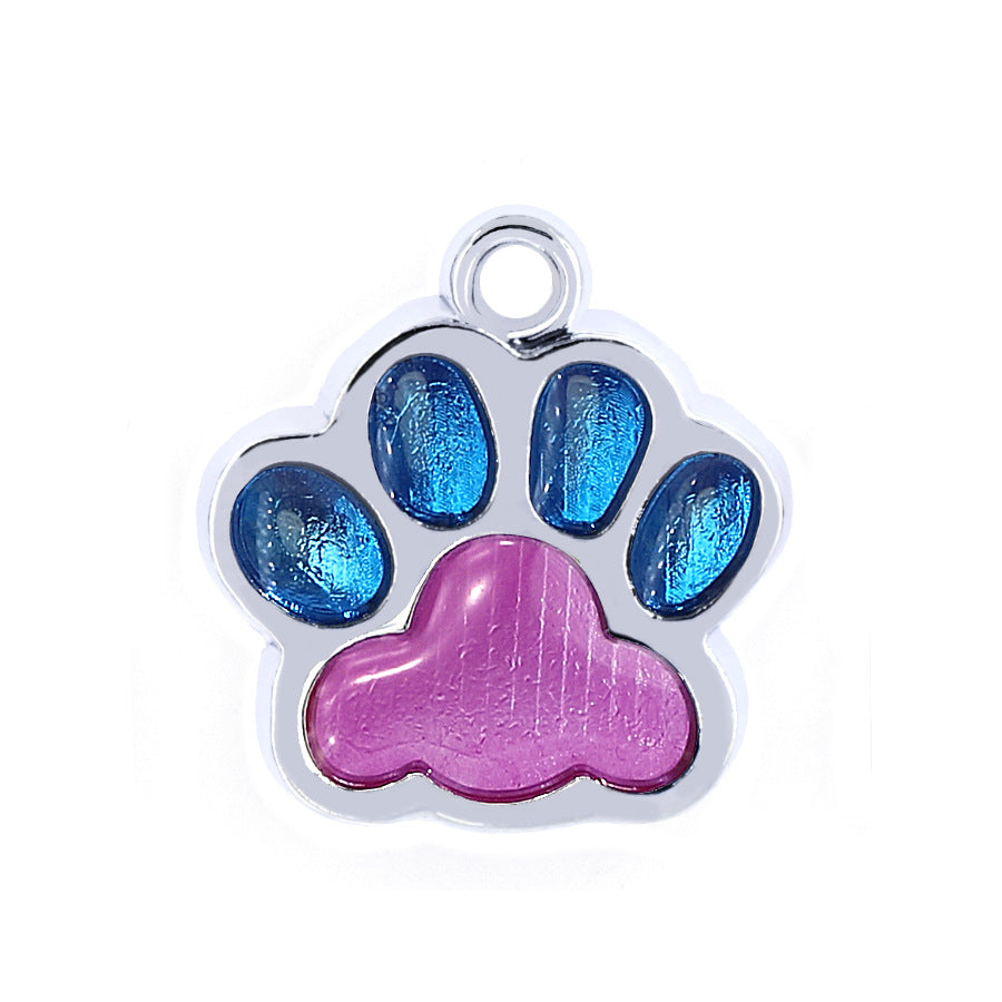 Footprint dog tag