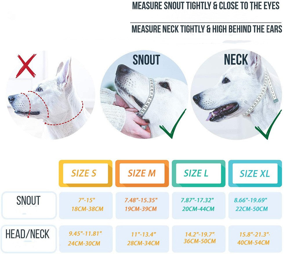 Pet Muzzle Nylon Dog Muzzle