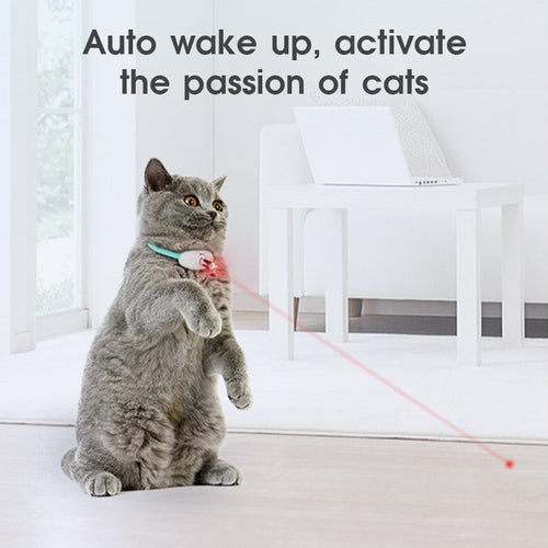 Automatic Cat Toy Smart Laser Teasing Collar