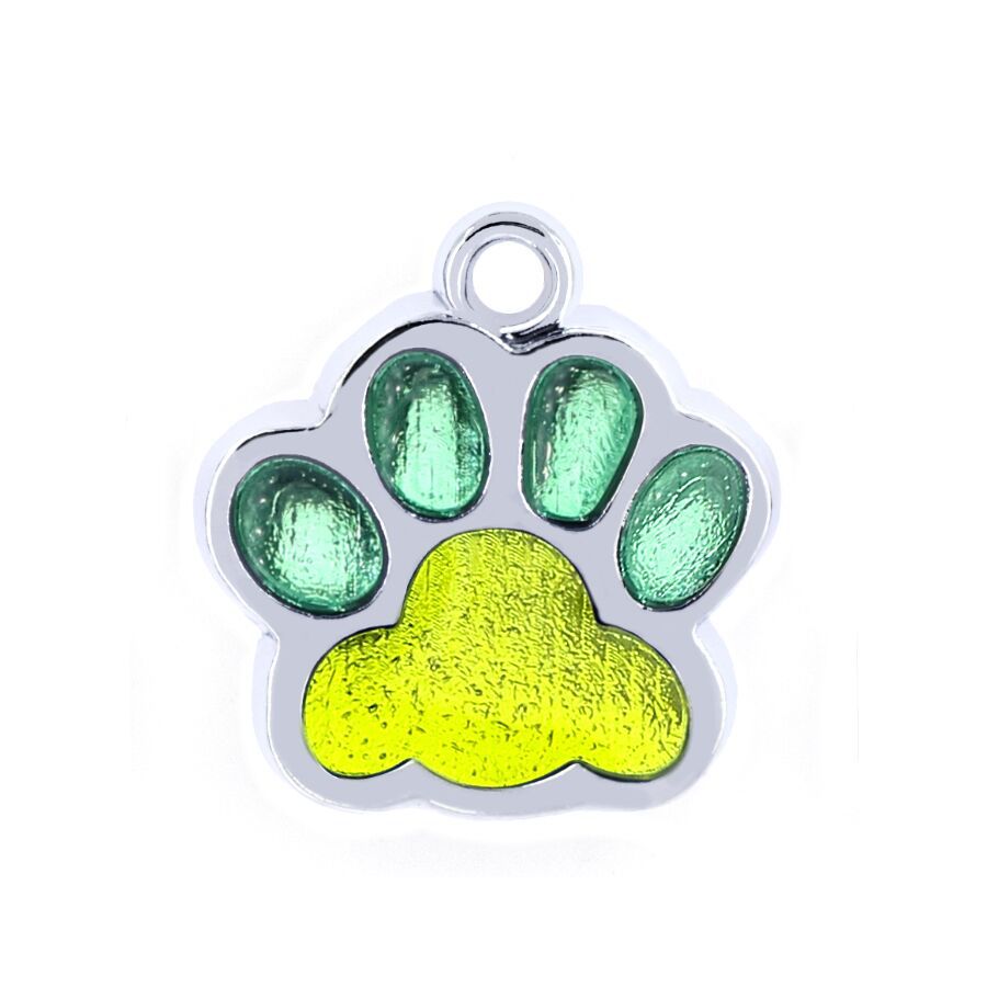 Footprint dog tag