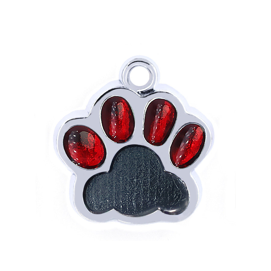 Footprint dog tag