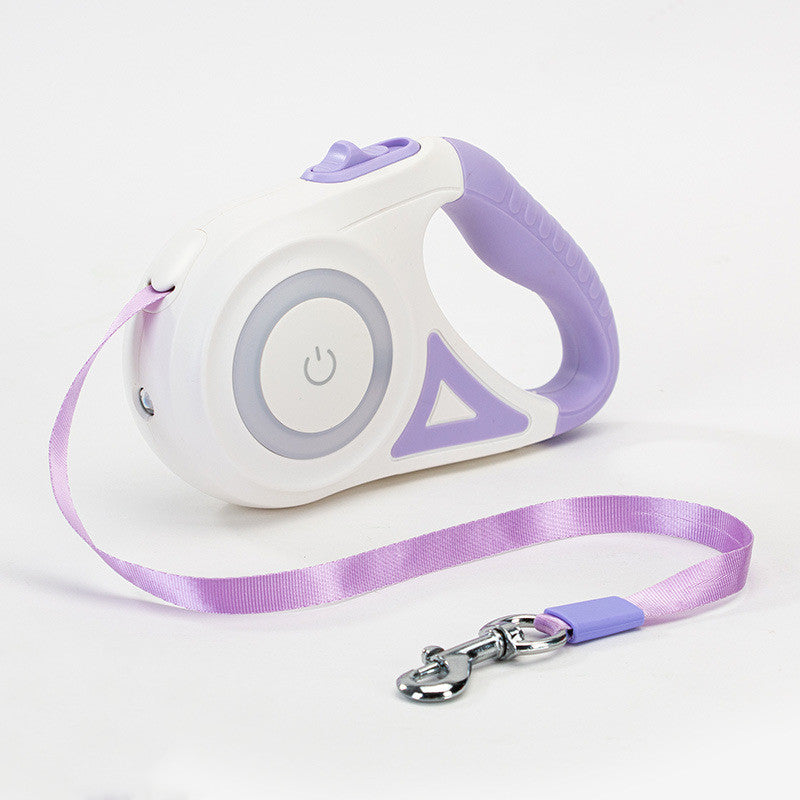 Dog Retractable Leash and Dog Collar Spotlight Automatic
