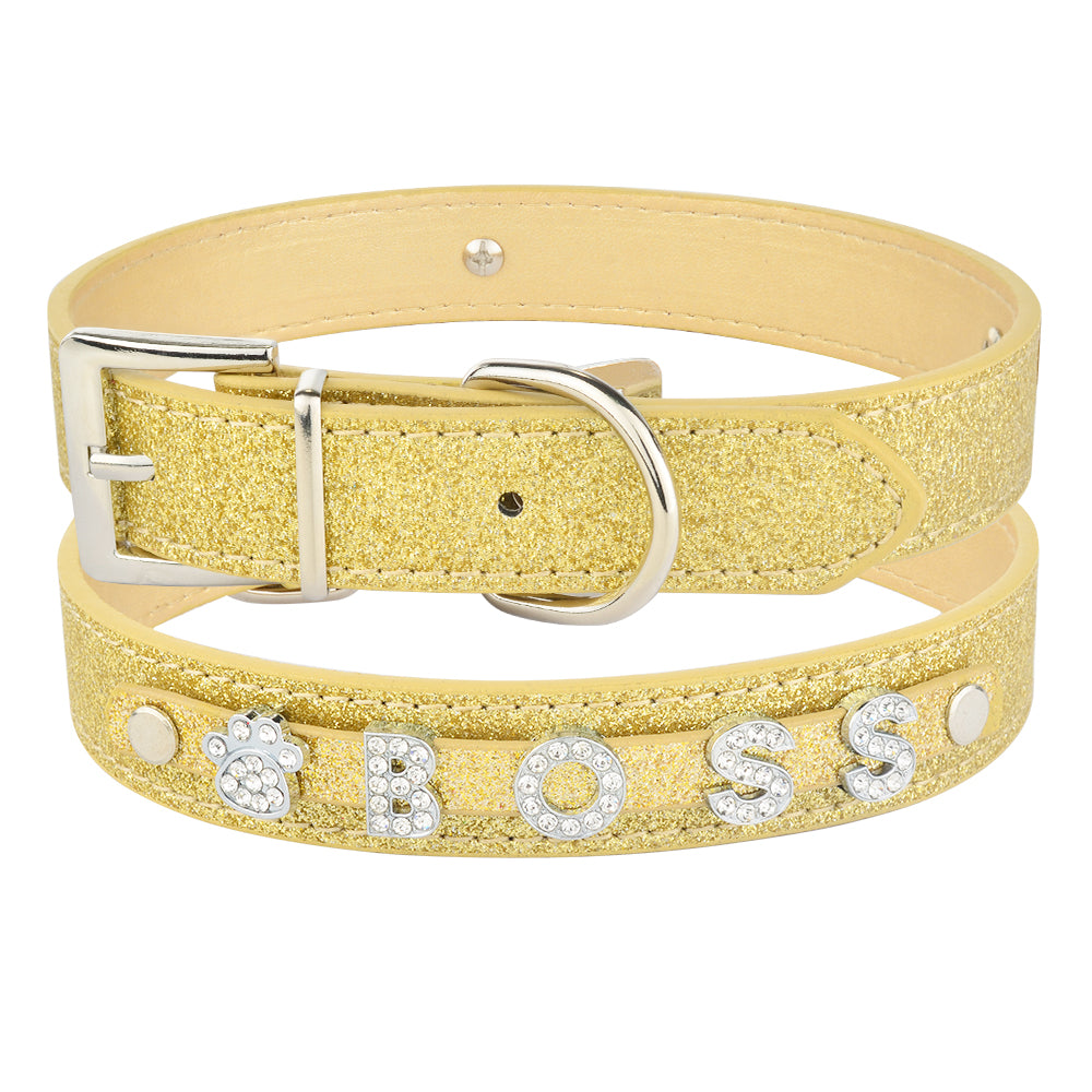 DIY Alphabet Dog Name Pet Collar